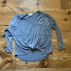 Lavender Field - Gray long sleeve (S)